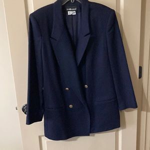 Ladies Wool Double Breasted Blazer